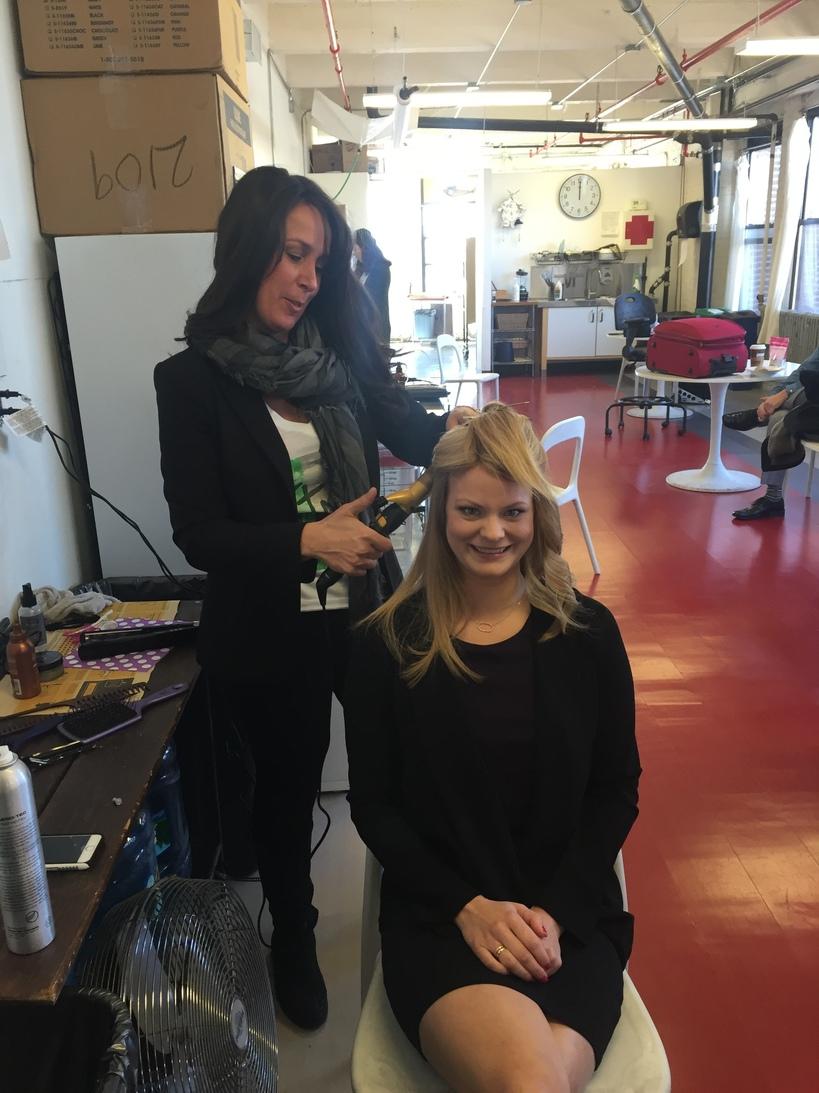 Danielle Marzella styling CNC client Malin Mumford for a photo shoot Danielle Marzella styling CNC client Malin Mumford for a photo shoot